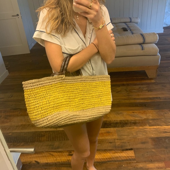 Woven beach bag - Picture 4 of 6